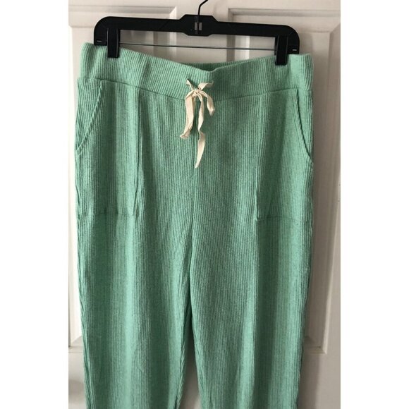 NWT ANTHROPOLOGIE SATURDAY SUNDAY JOGGER LOUNGE SUPER-SOFT TURQUOISE SIZE XL - Picture 3 of 8